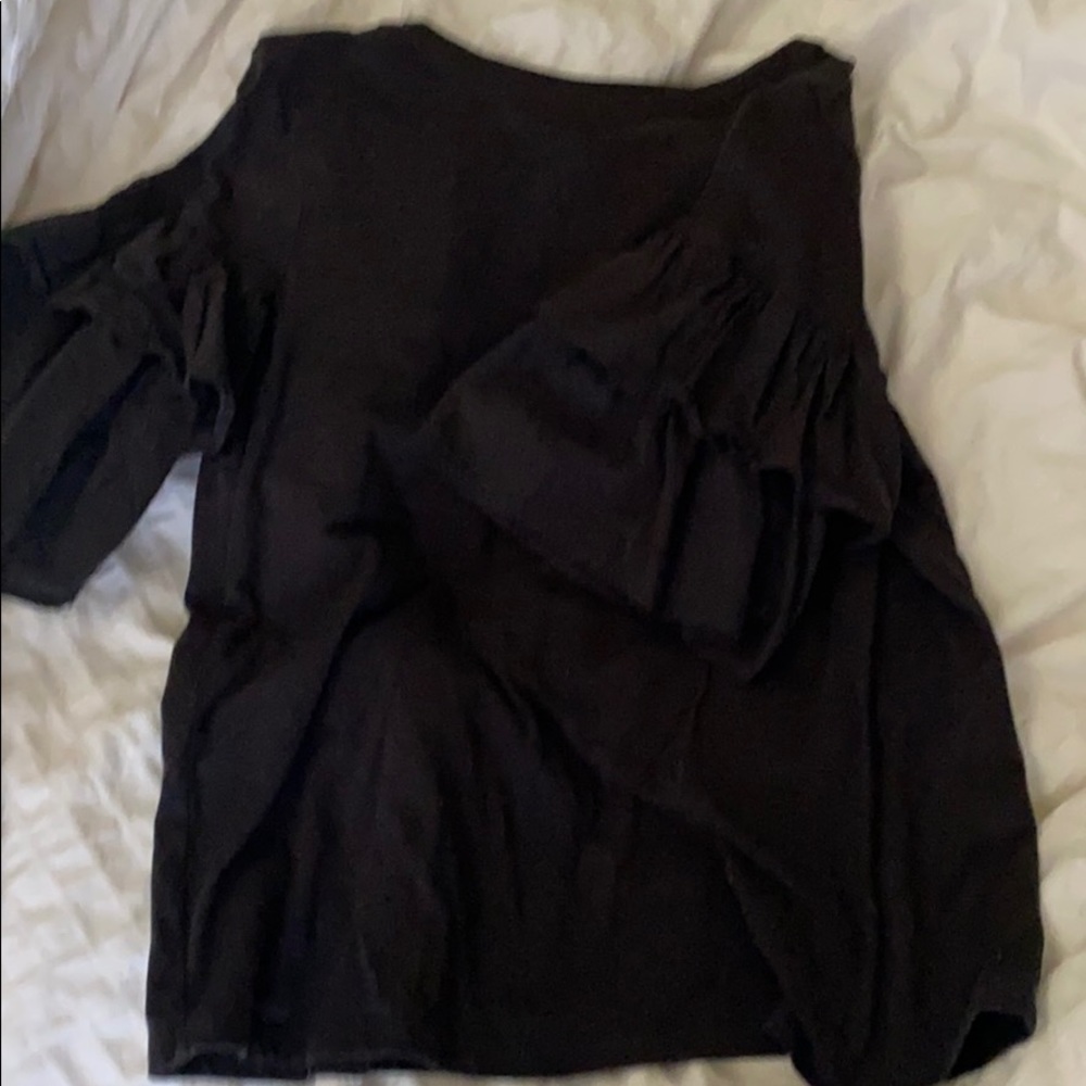 Ruffle Sleeve Shirt